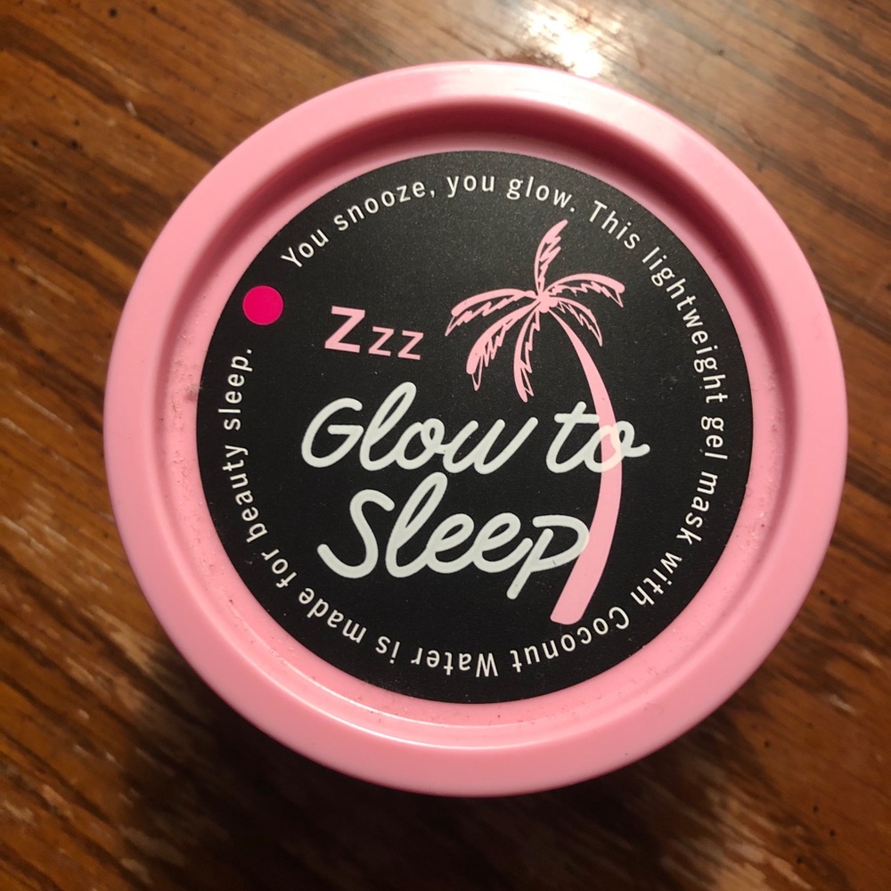 Pink face mask
